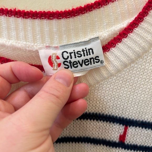 Vintage Short Sleeved Nautical Sweater - Picture 4 of 9